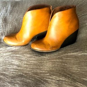 Sugar Hyde bootie, 7, cognac brown